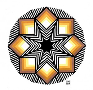 paper cut Mandala // wycinanki by Izabela Nowak Design