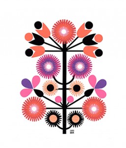 Papercut happy tree // wycinanki by Izabela Nowak Design